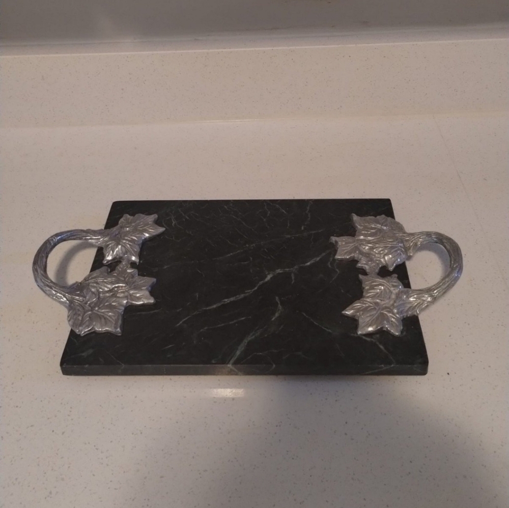 1960s Italian Marble Charcuterie / Cheese Board Tray